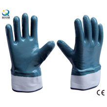 Nitrile azul guantes de trabajo de seguridad (N6001)